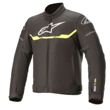 Alpinestars Textiljacka T-SPS Vattentät Svart/Gulfluo M