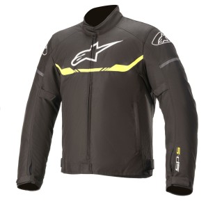 Alpinestars Textiljacka T-SPS Vattentät Svart/Gulfluo M